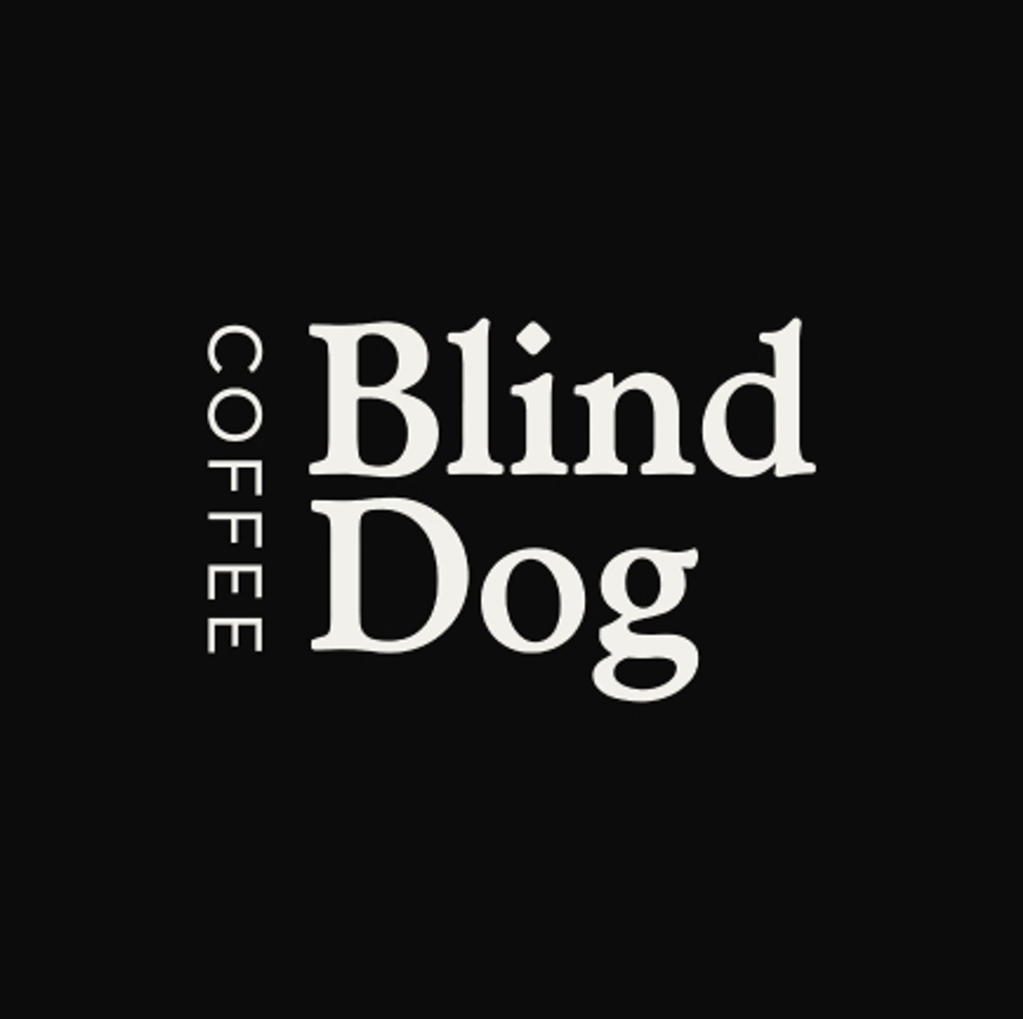 Blind Dog Stacked Wordmark Logo