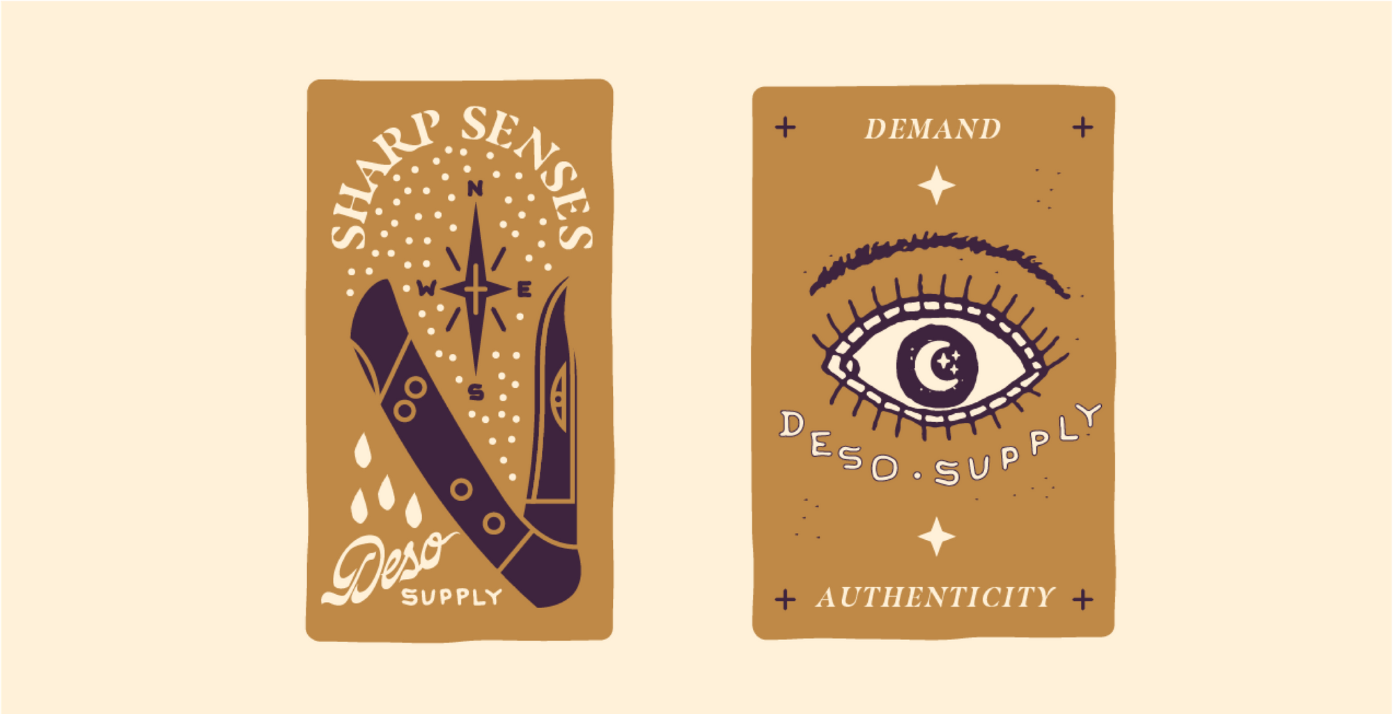 Deso Supply Co. badge design