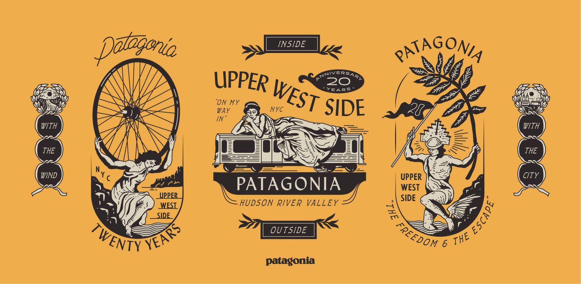 Patagonia NYC logo design