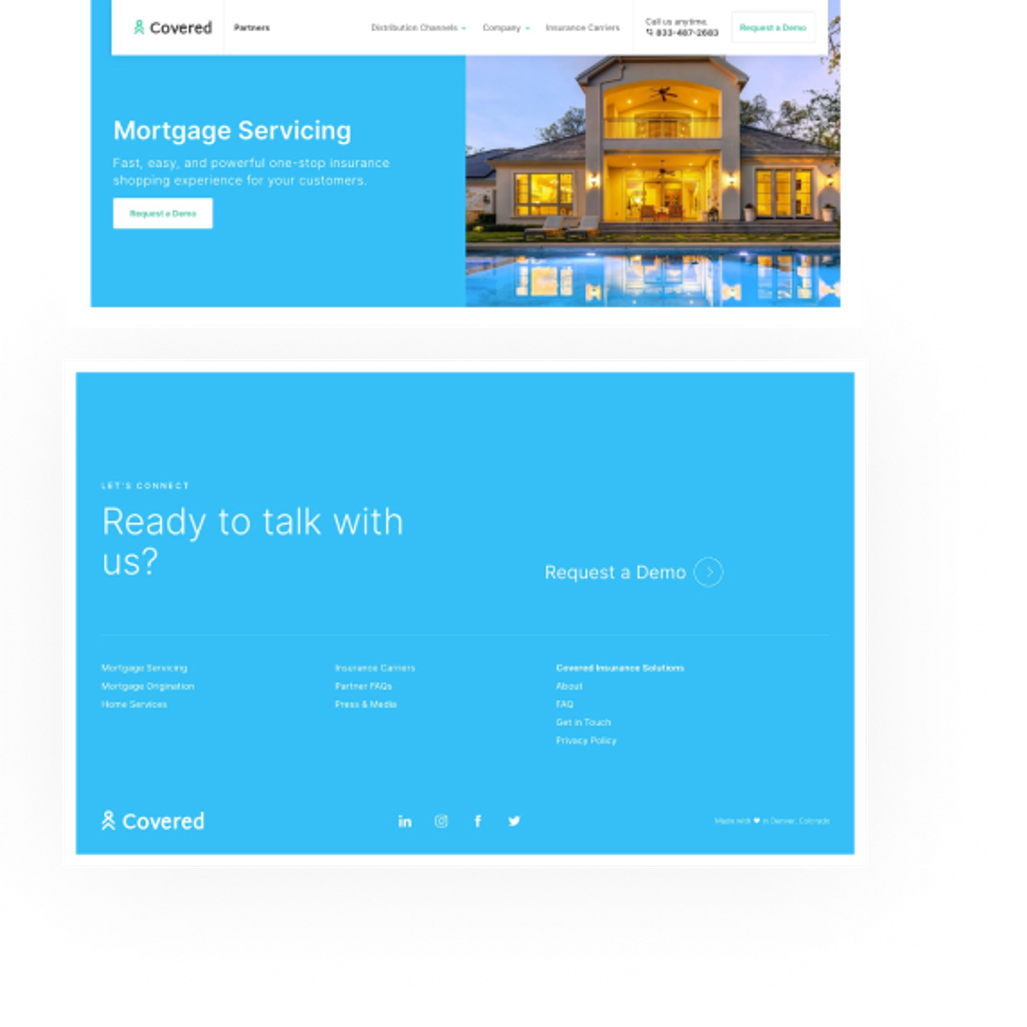 Mortgage servicing ui component