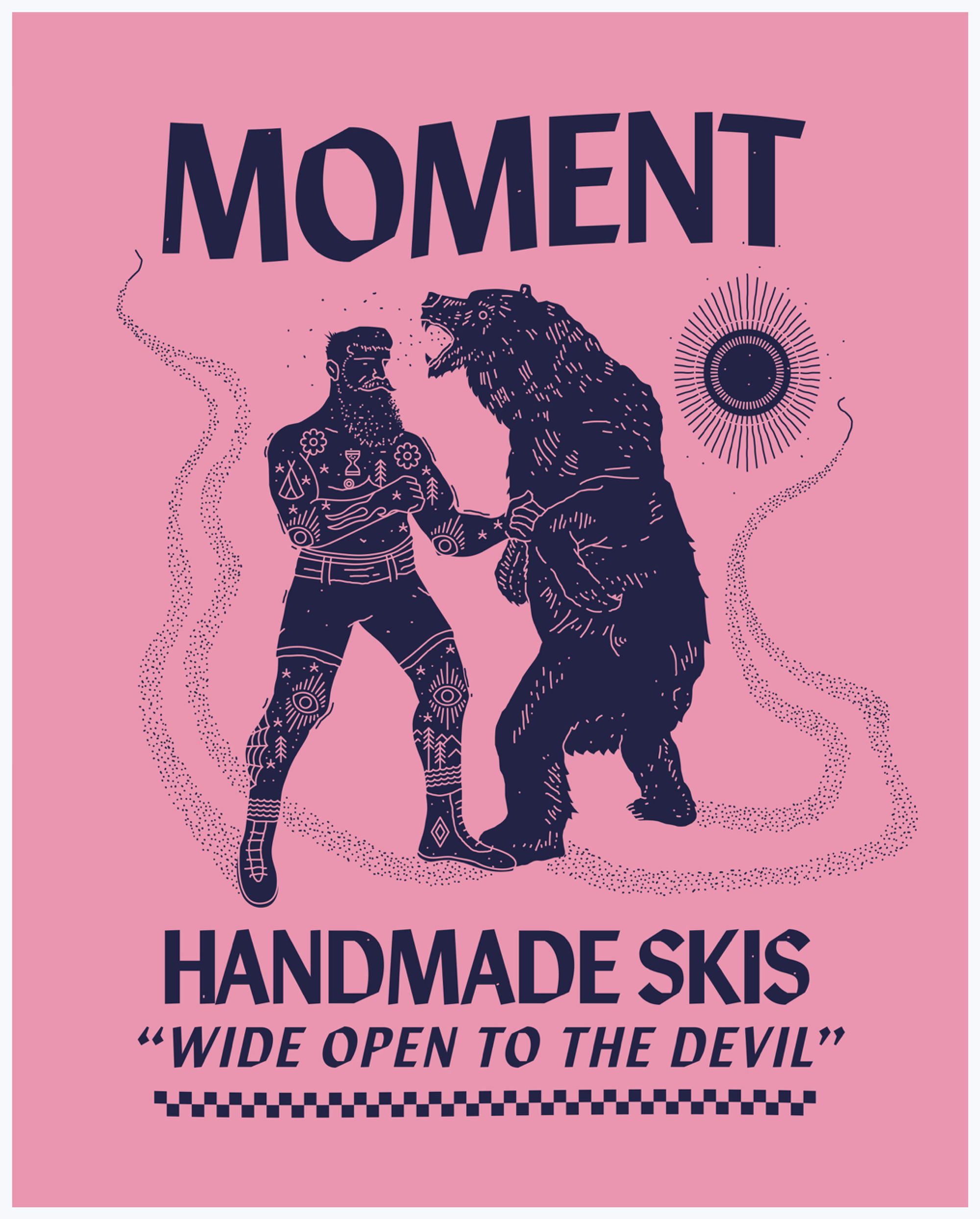 Moment Skis illustrations