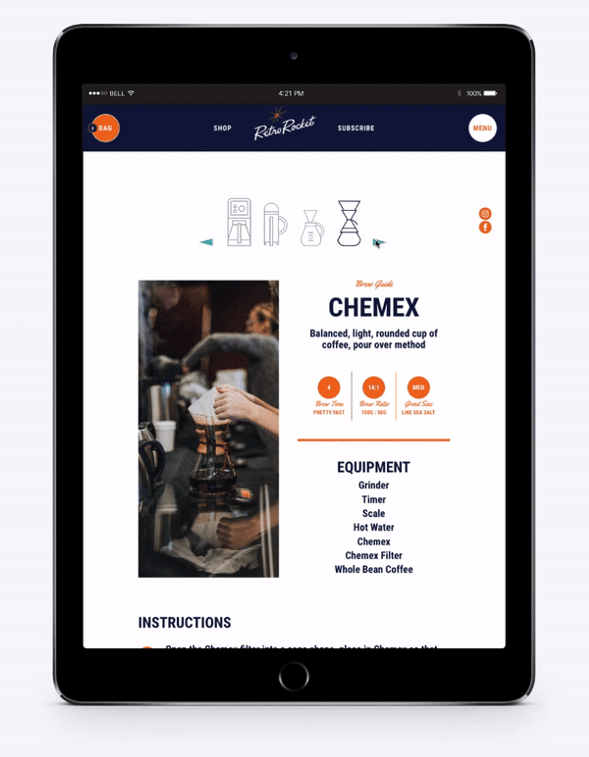 Brewing Has Many Steps: Swipe for More
