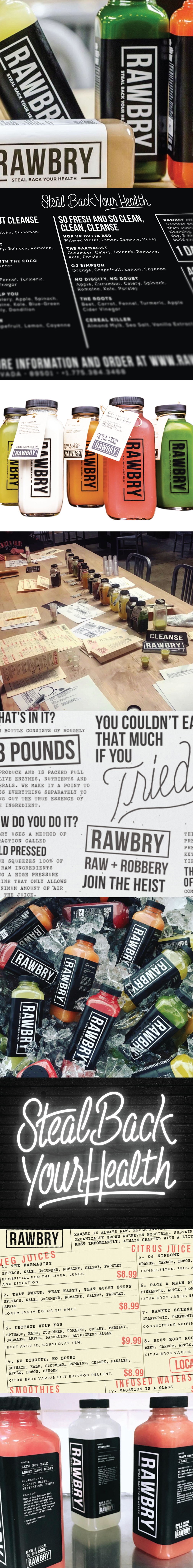 Cold-Pressed Juice Bar: Rawbry