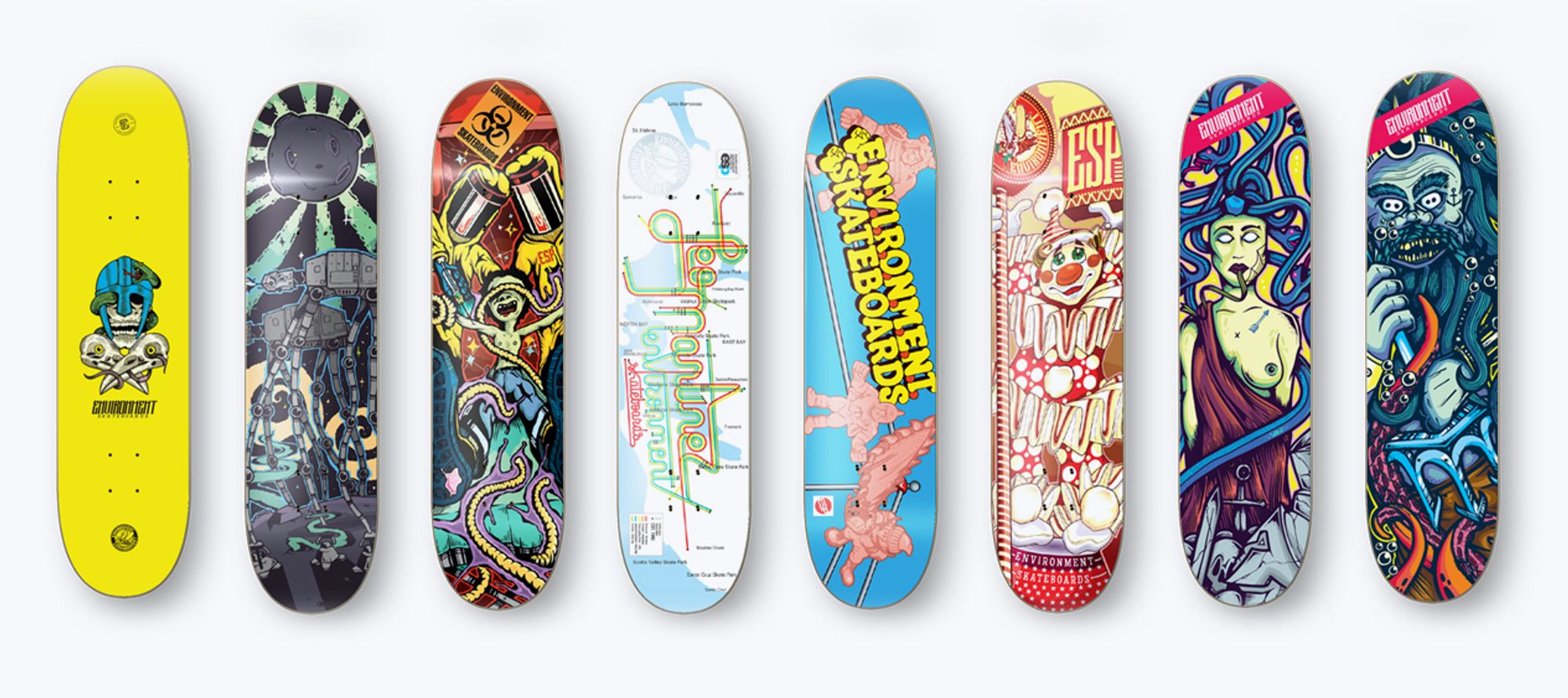 Environment Skateboards design