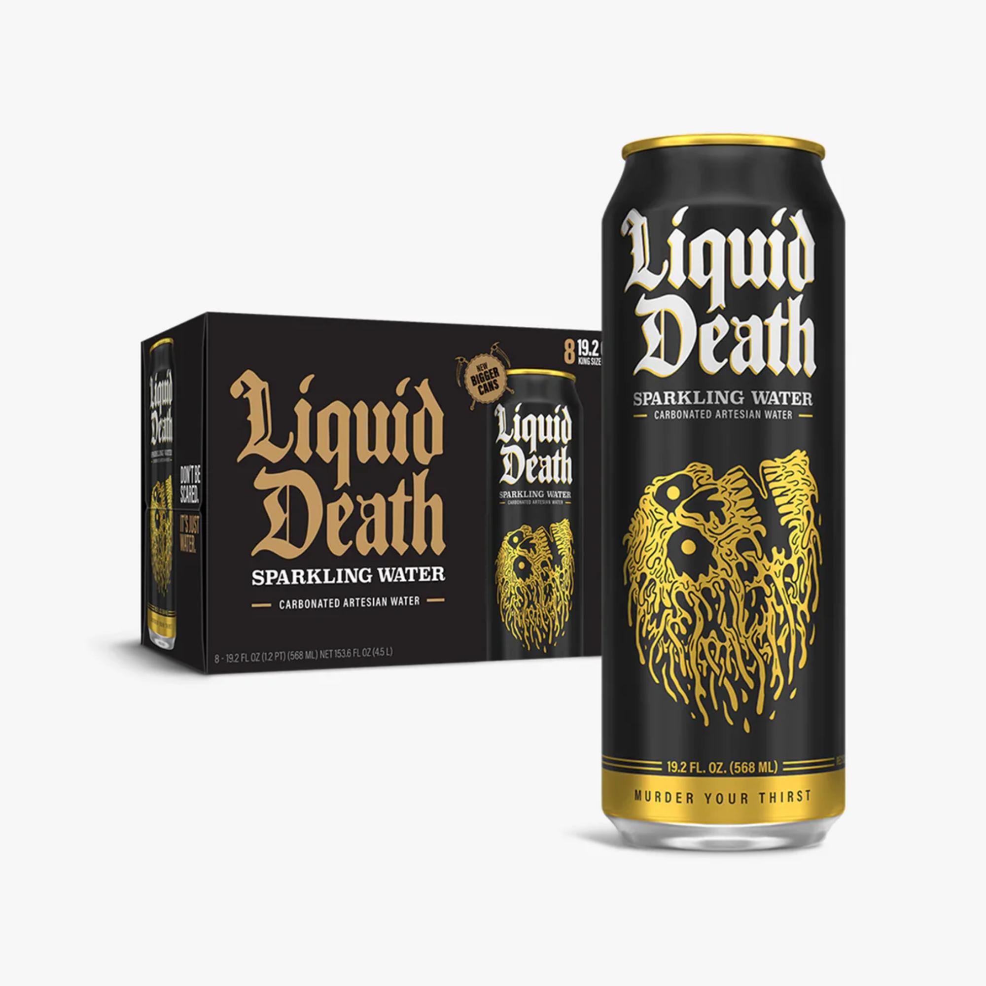 Liquid Death Packaging Design