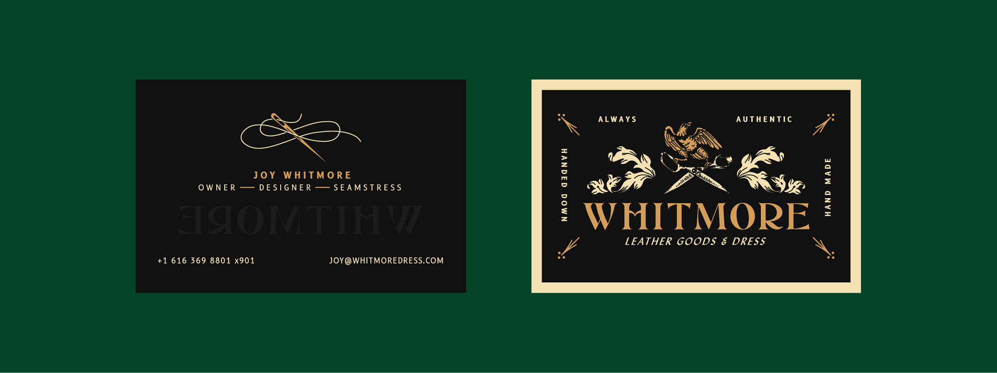 Whitmore Business Card Design