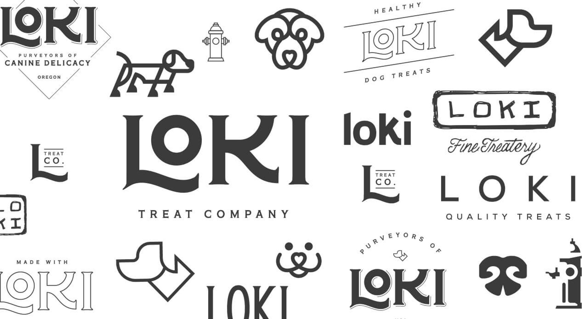 Loki Pet Treats logos
