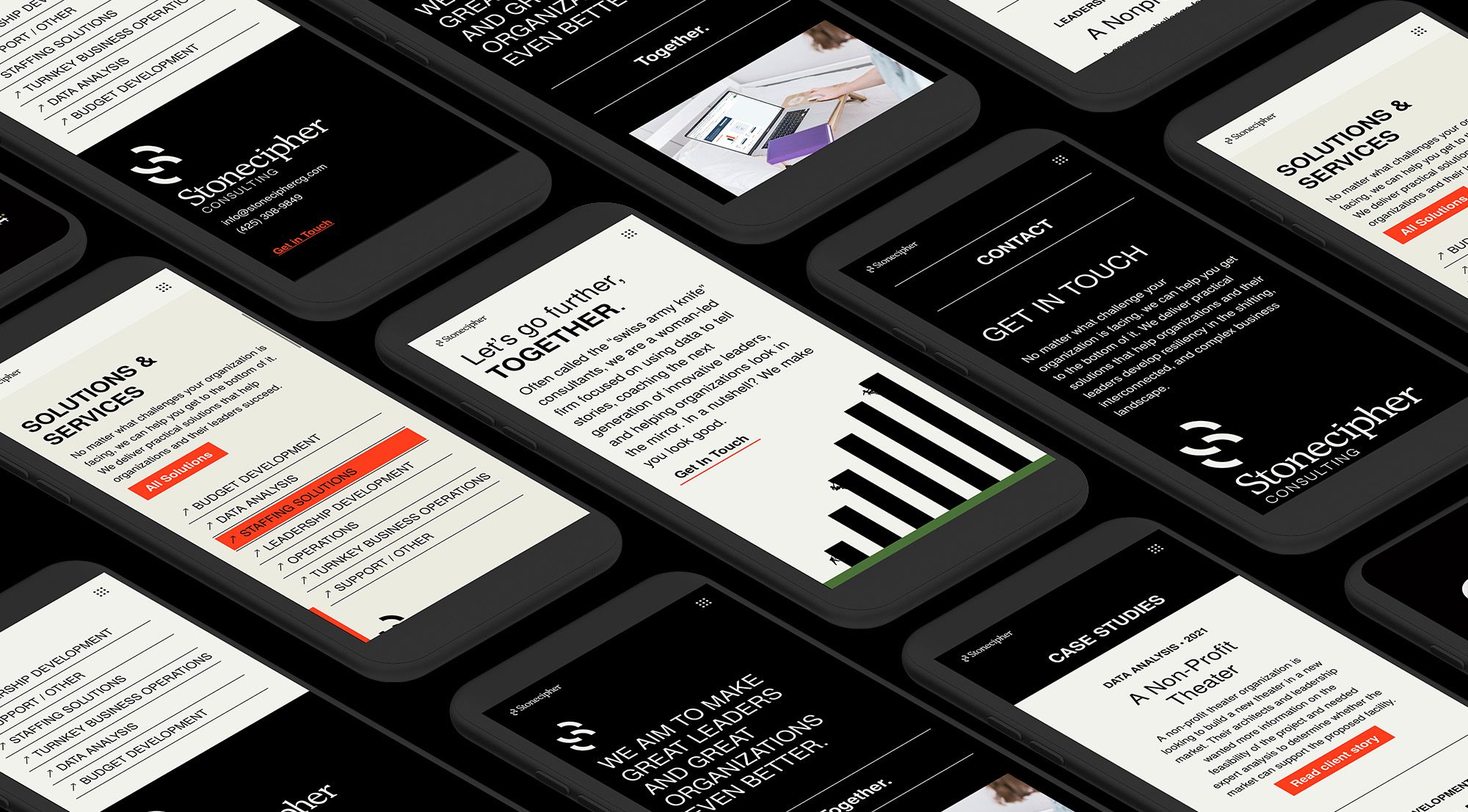 Modern Logo and Headless Website Development
