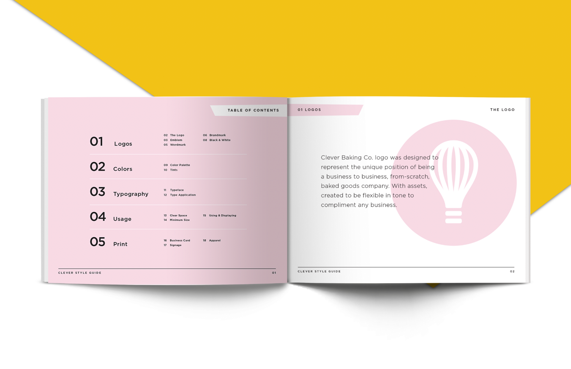 Clever Baking Co. book design