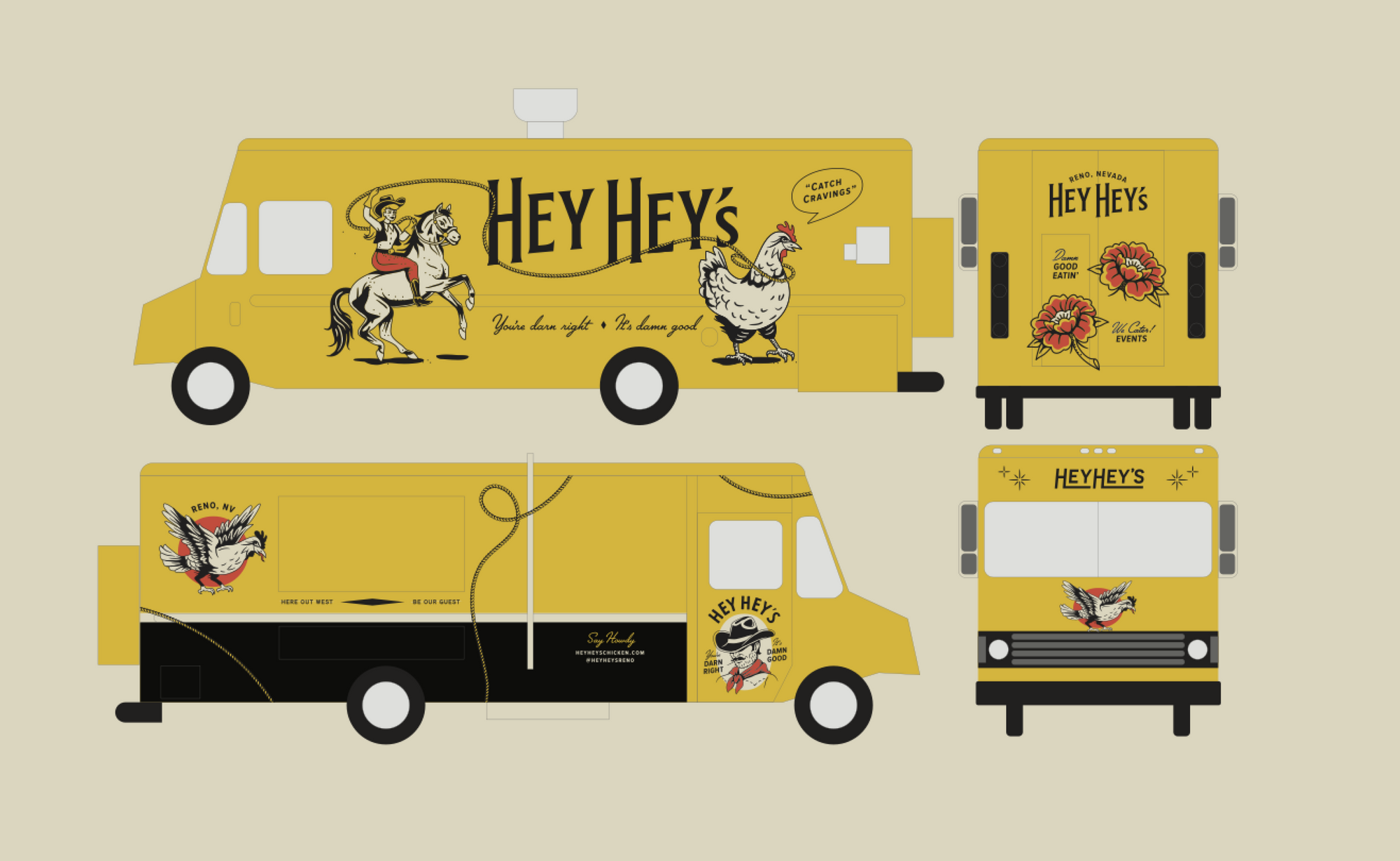Food Truck Graphic Design in Reno, Nevada done by Commence Studio
