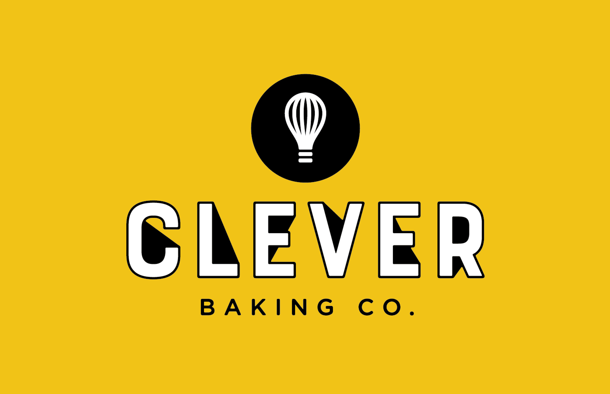 Clever Baking Co. logo design
