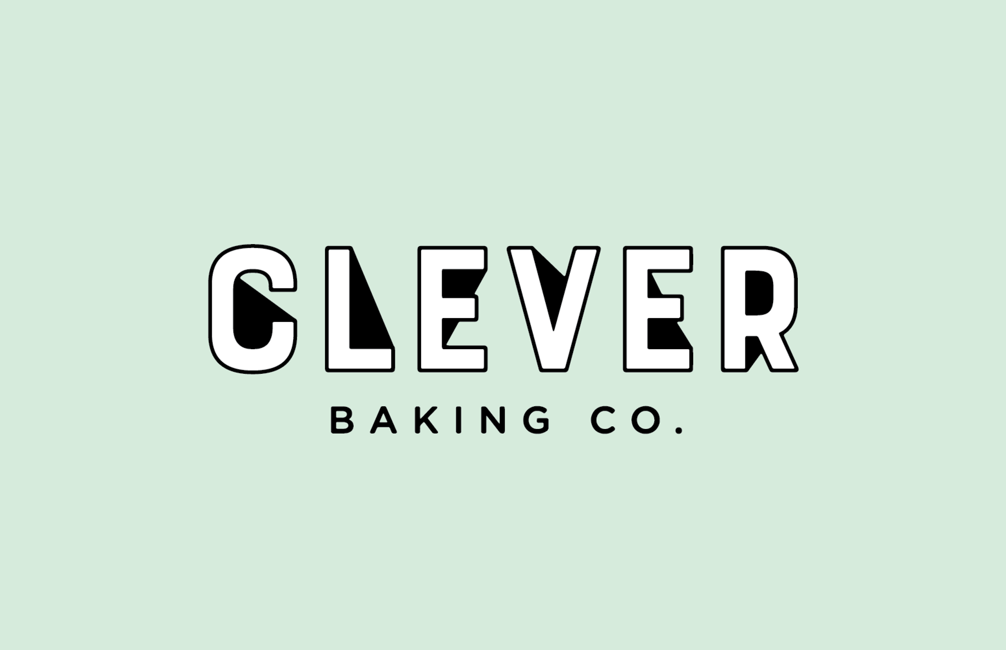 Clever Baking Co. logo design