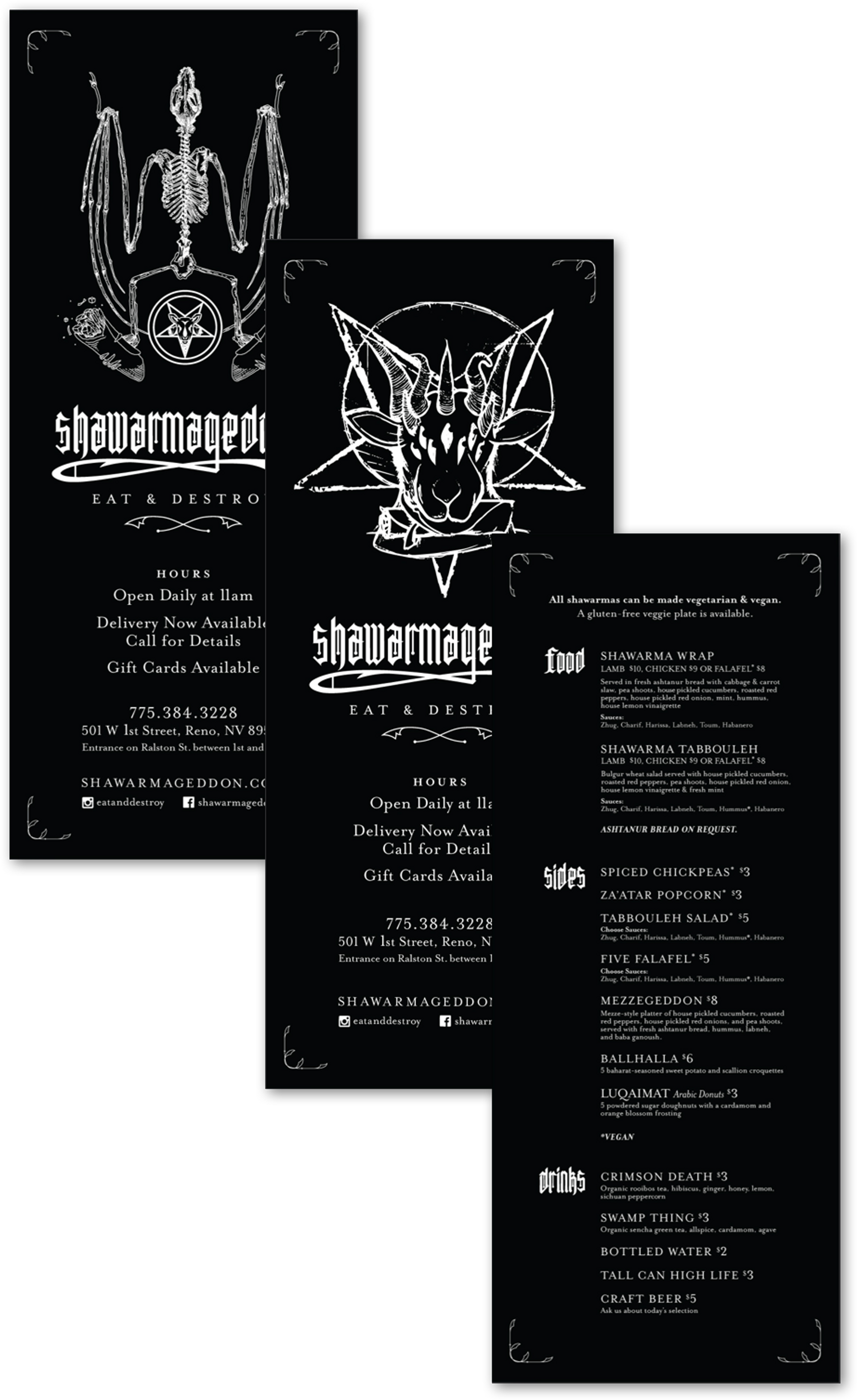 Shawarmageddon logo design