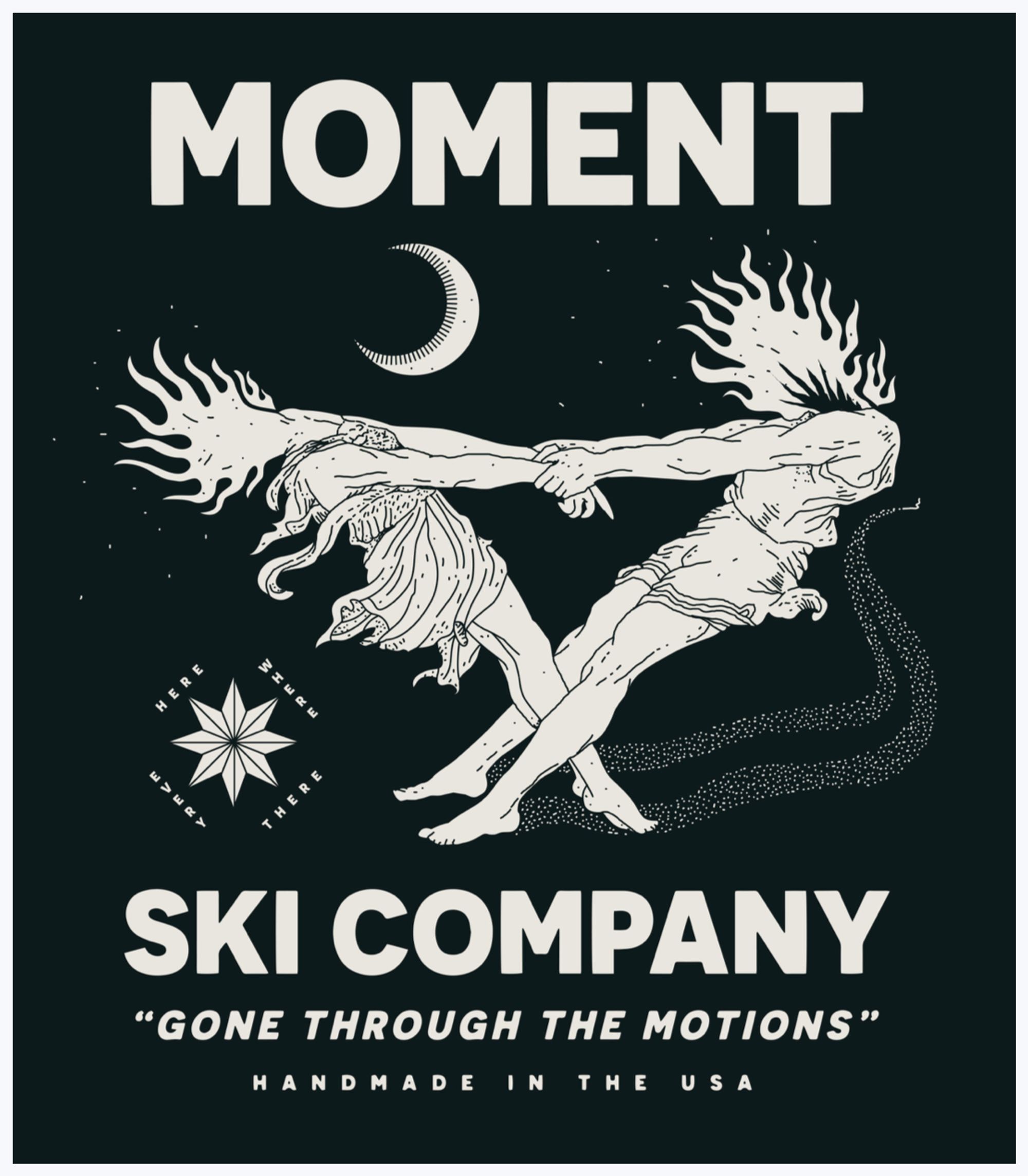 Moment Skis illustrations