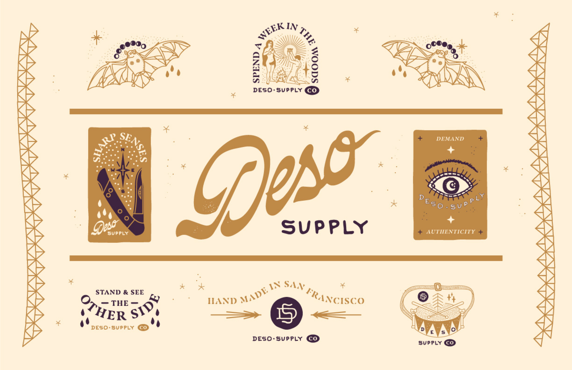 Deso Supply Co. badge design