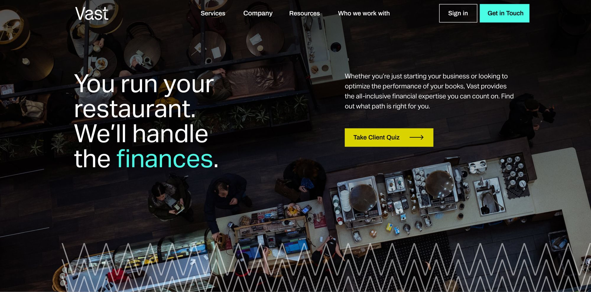 Landing page (still)