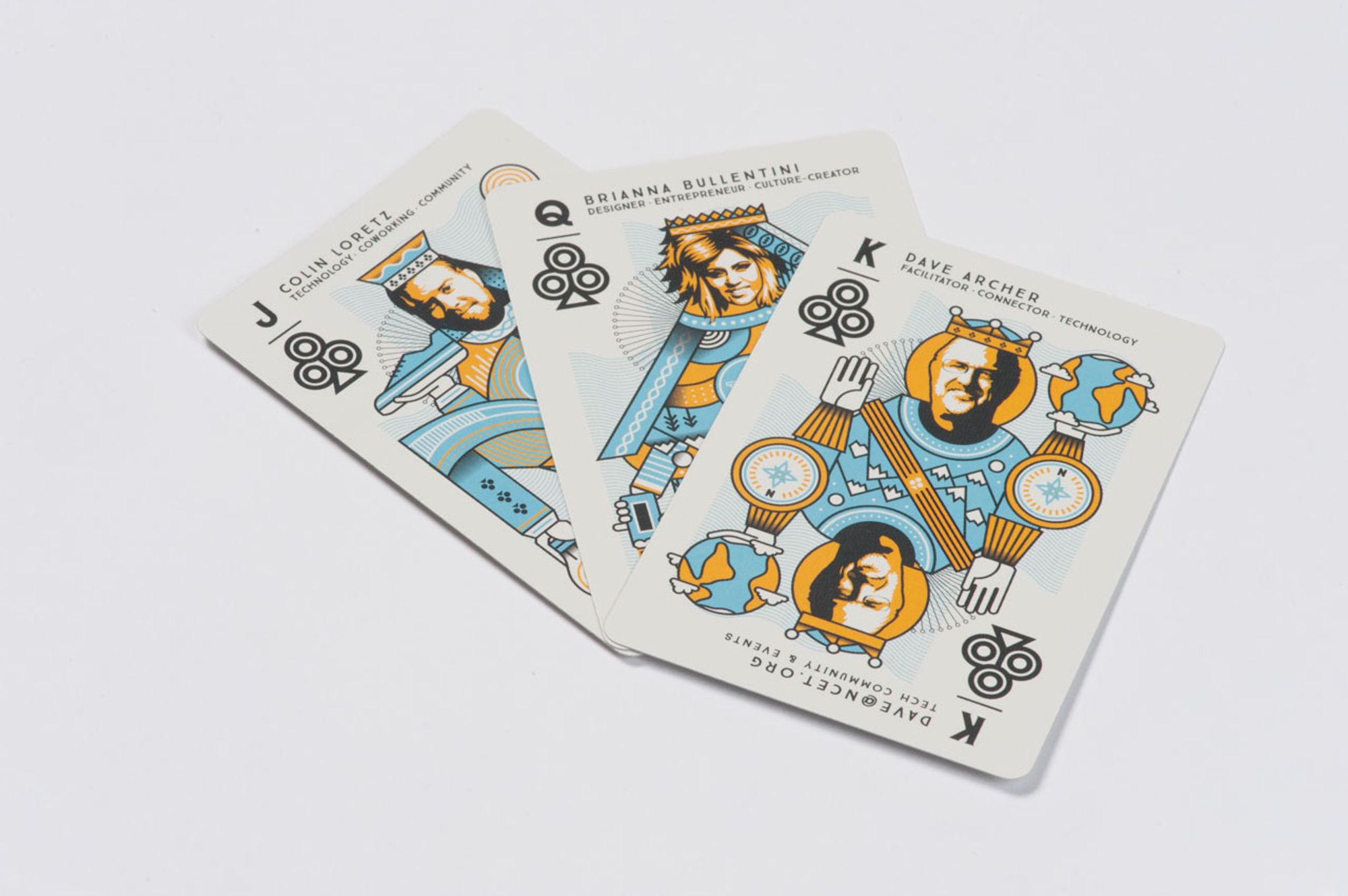 Startup Reno card deck illustration design