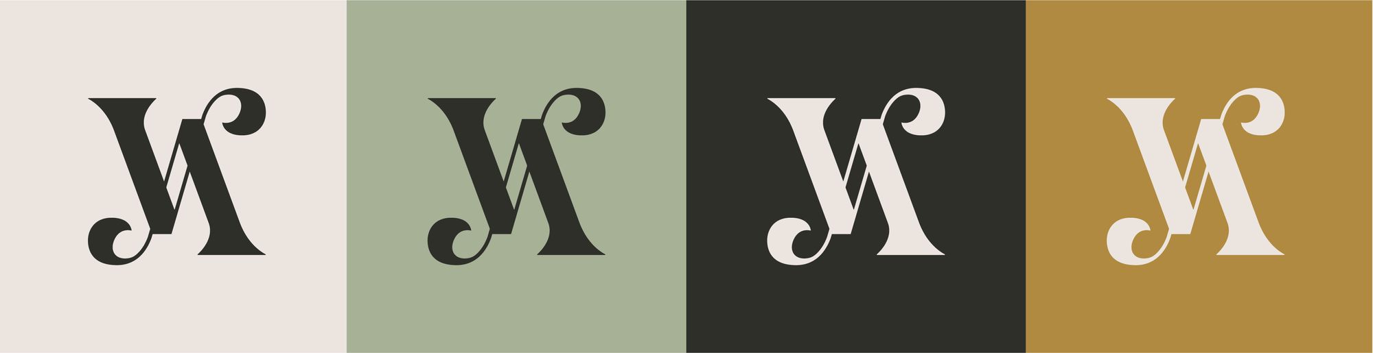 The Virgil Monogram Color Variations