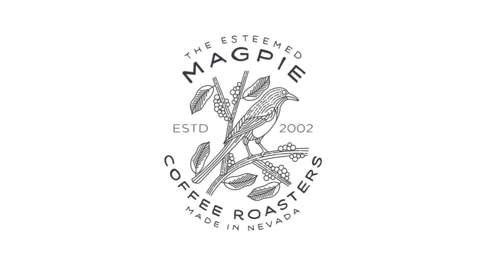 Magpie Coffee Roasters badge design