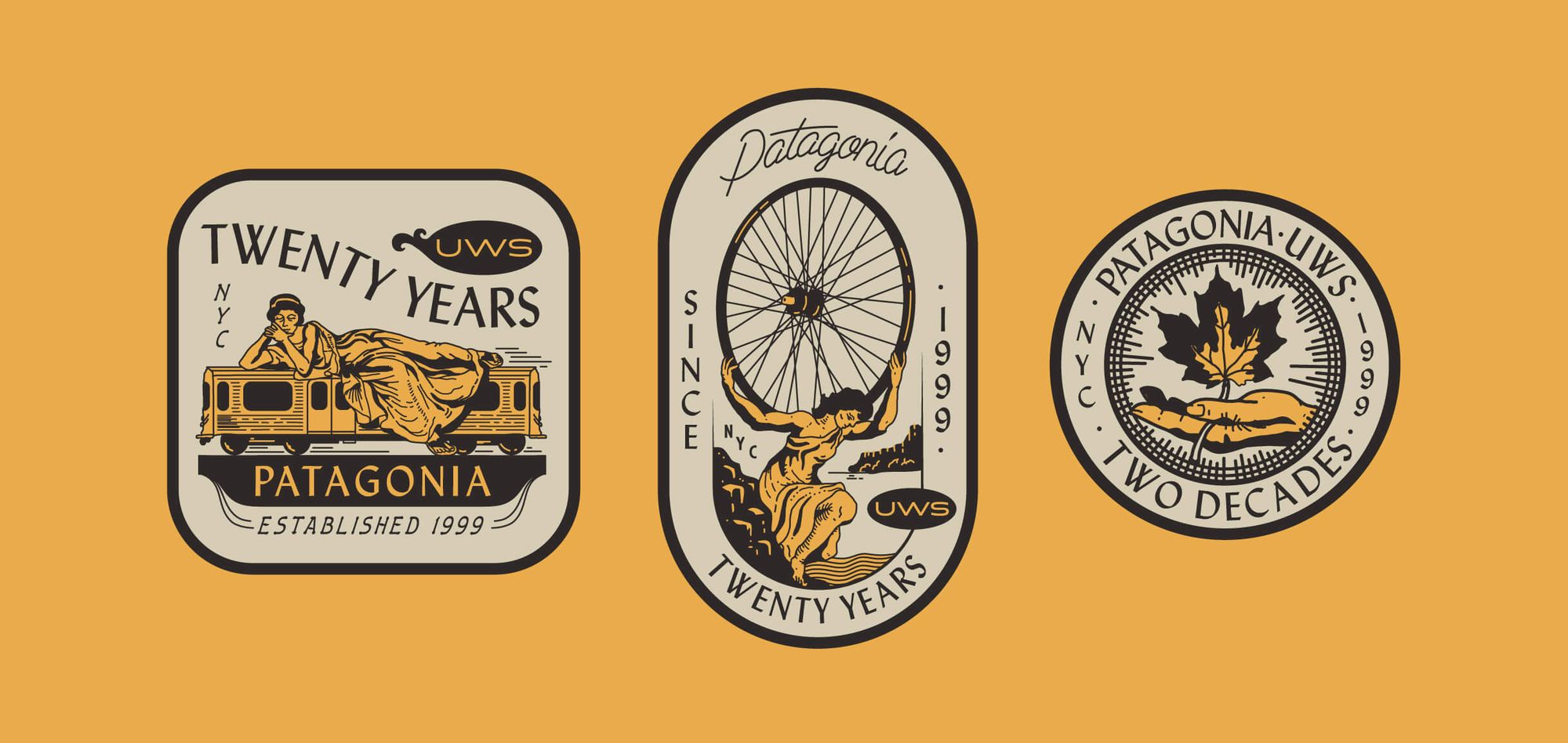 Patagonia NYC logo design
