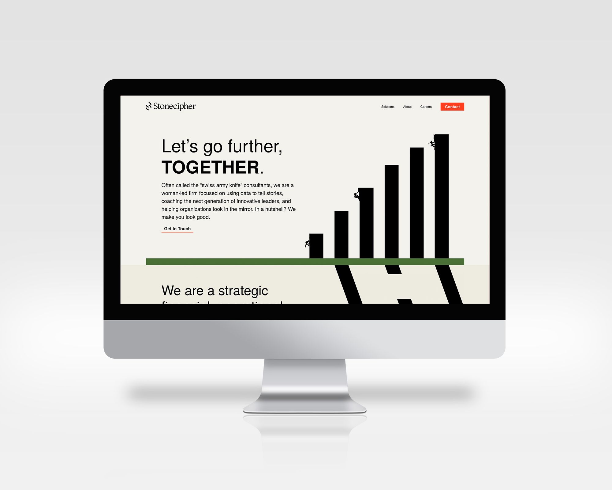 Stonecipher homepage design