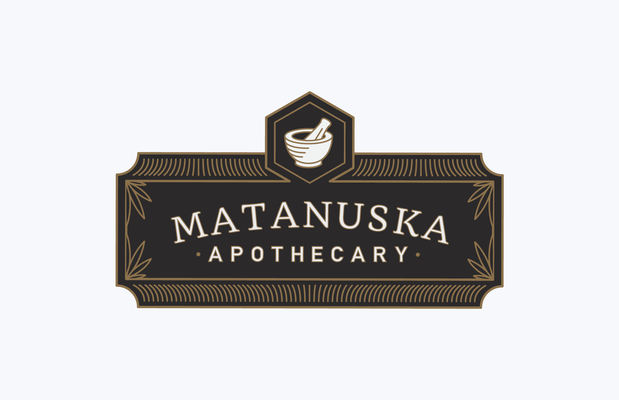 Matanuska Apothecary logo design