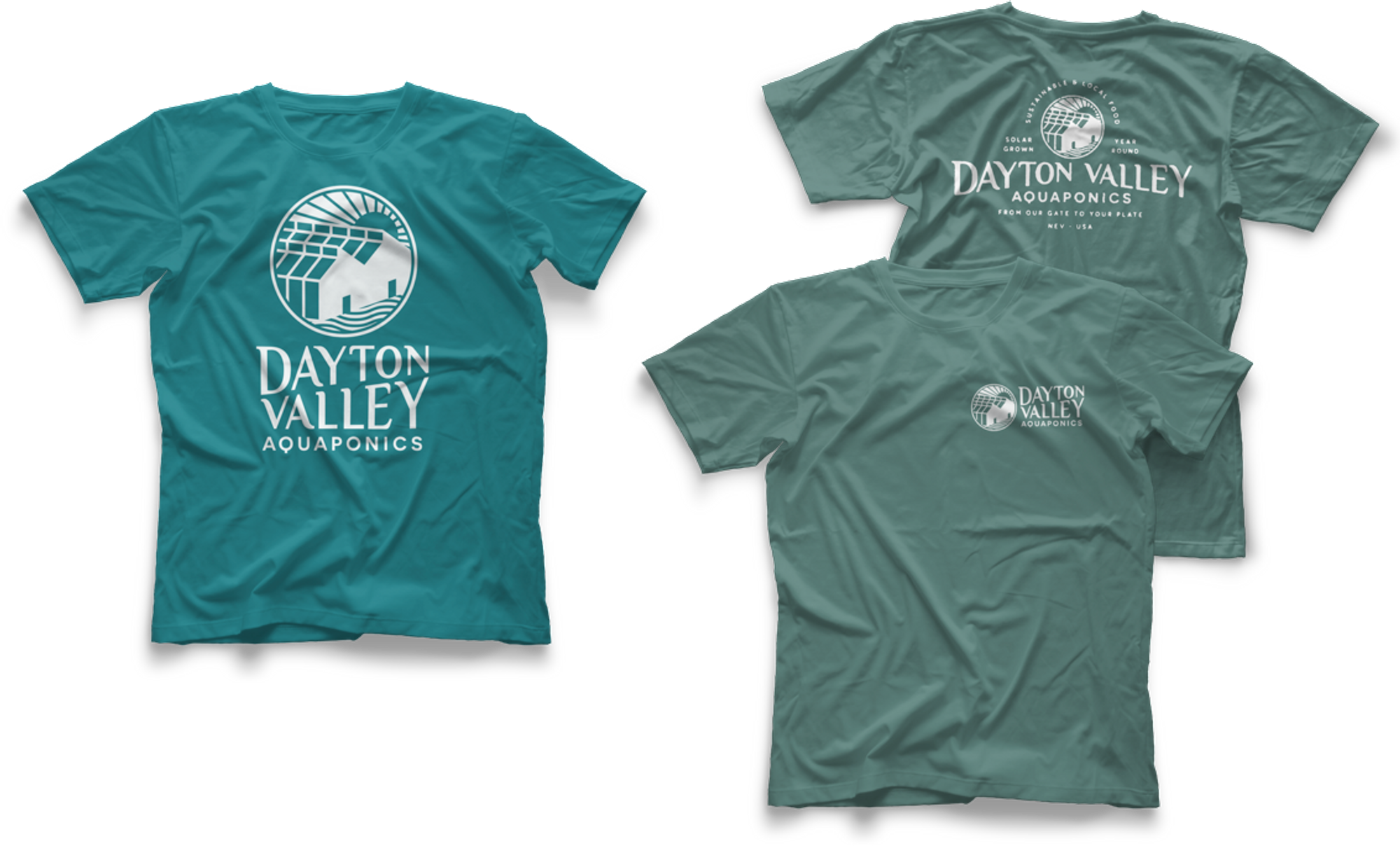 Dayton Valley Aquaponics shirt logo design