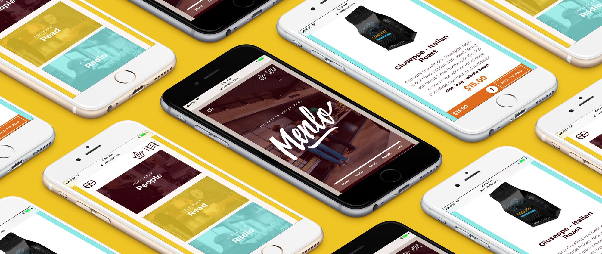coffee app ui