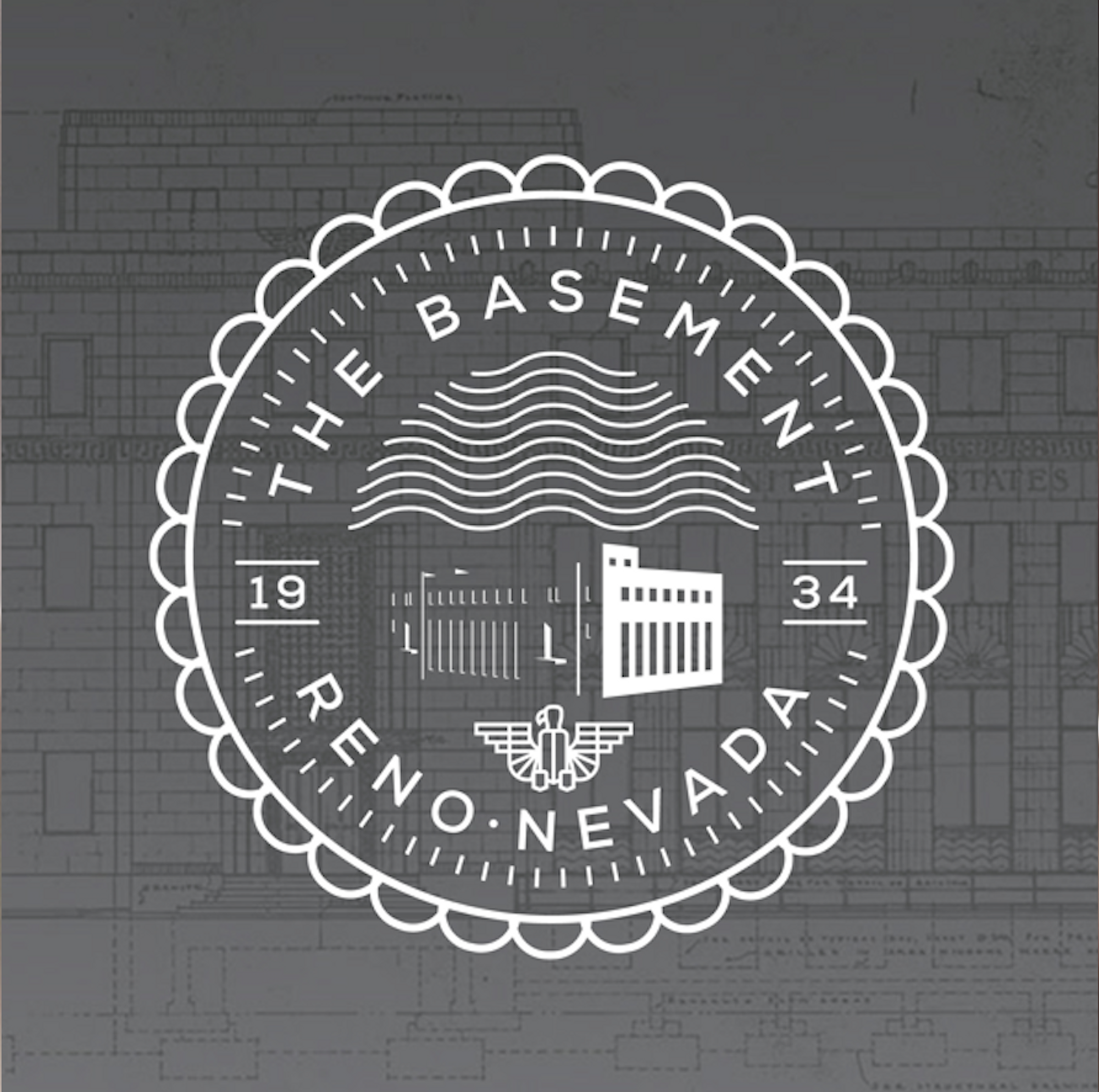The Basement badge design