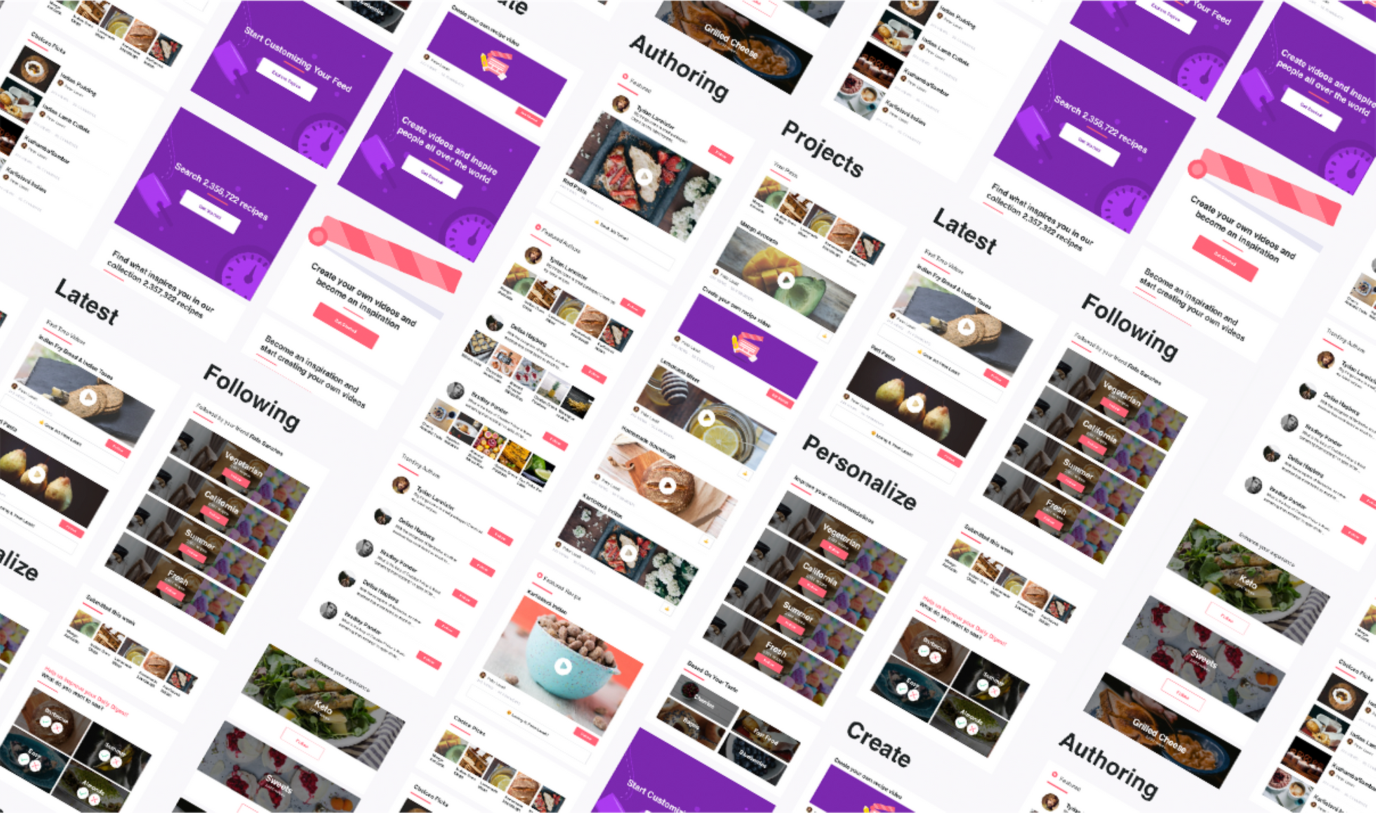 Craftlog website mobile design