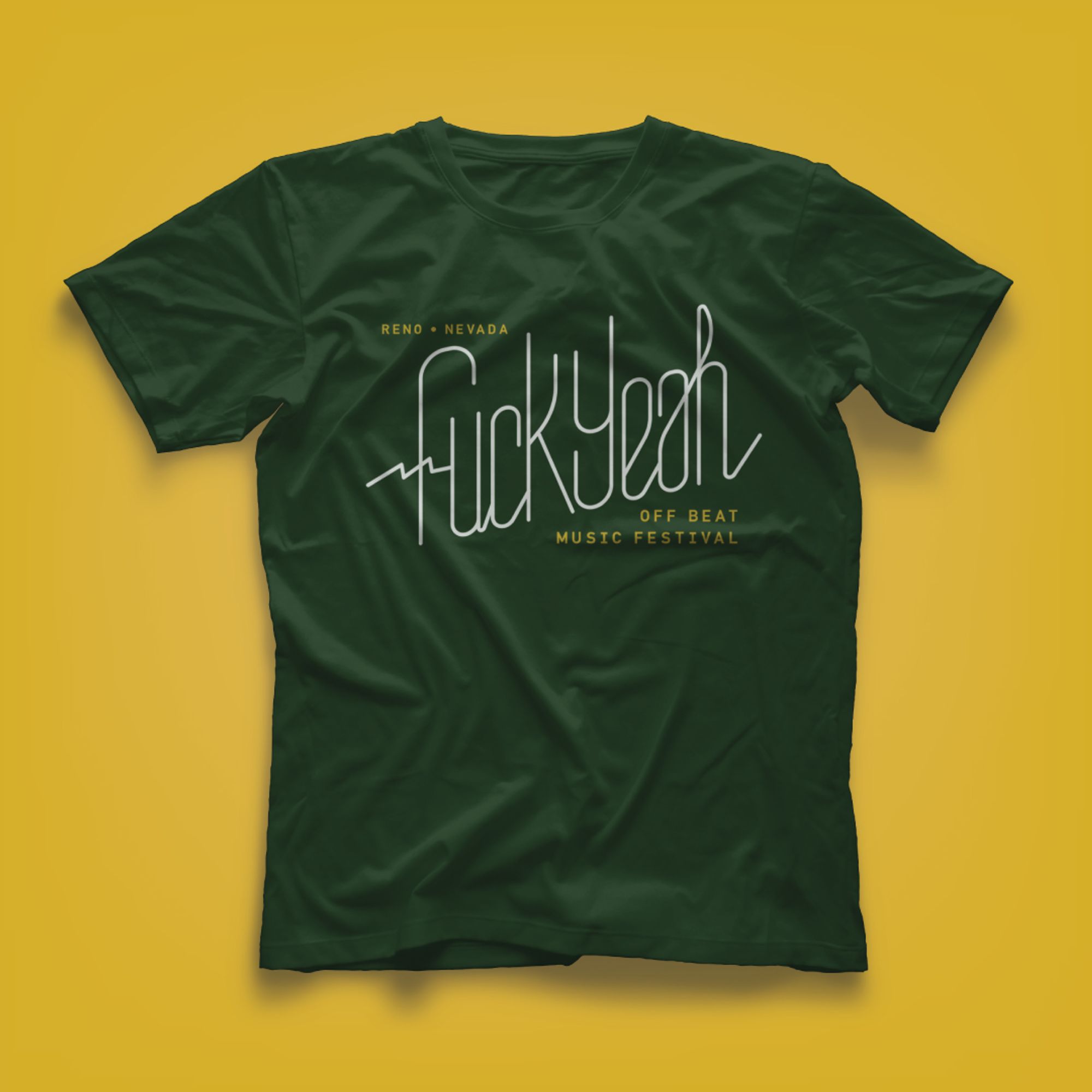 Off Beat Music Festival logo design