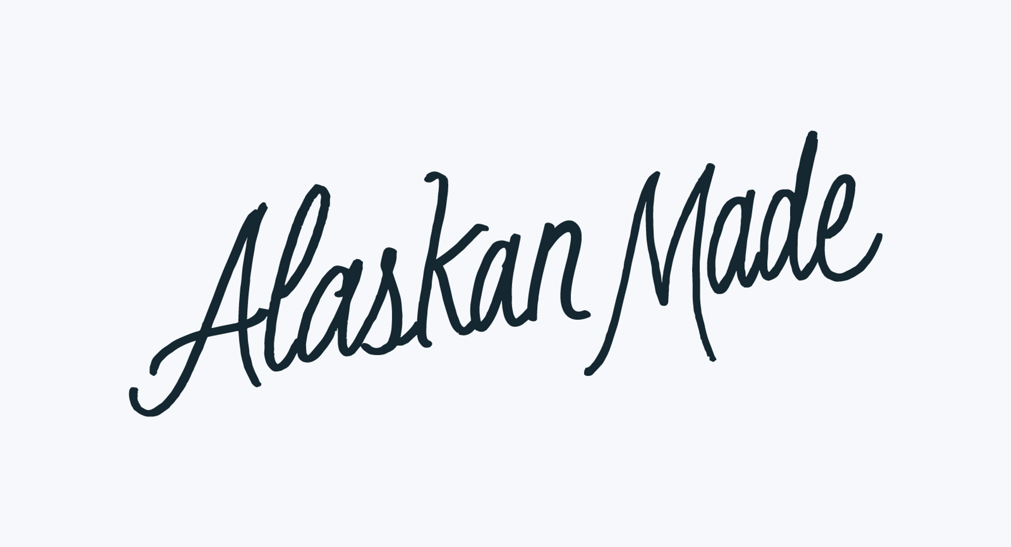 Matanuska Apothecary custom lettering