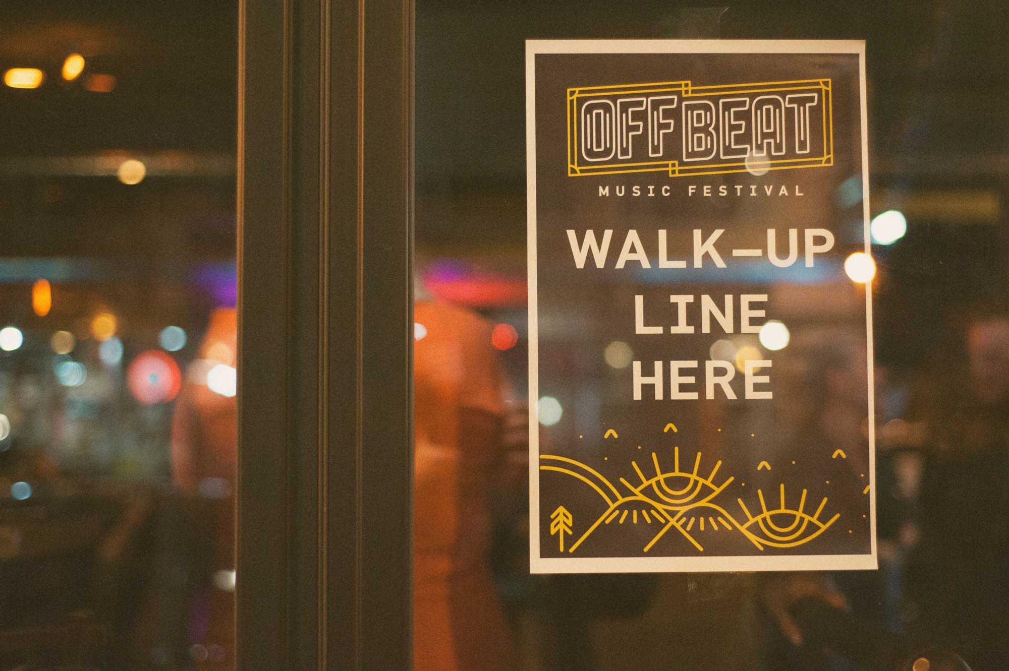 Off Beat Music Festival logo design