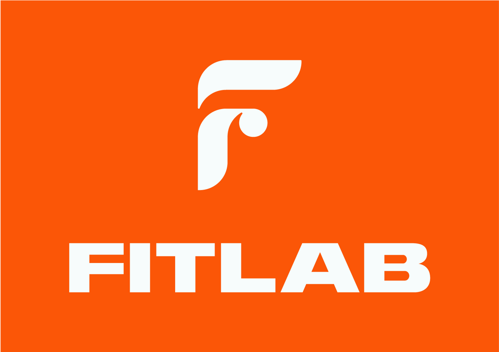 Logo with orange background