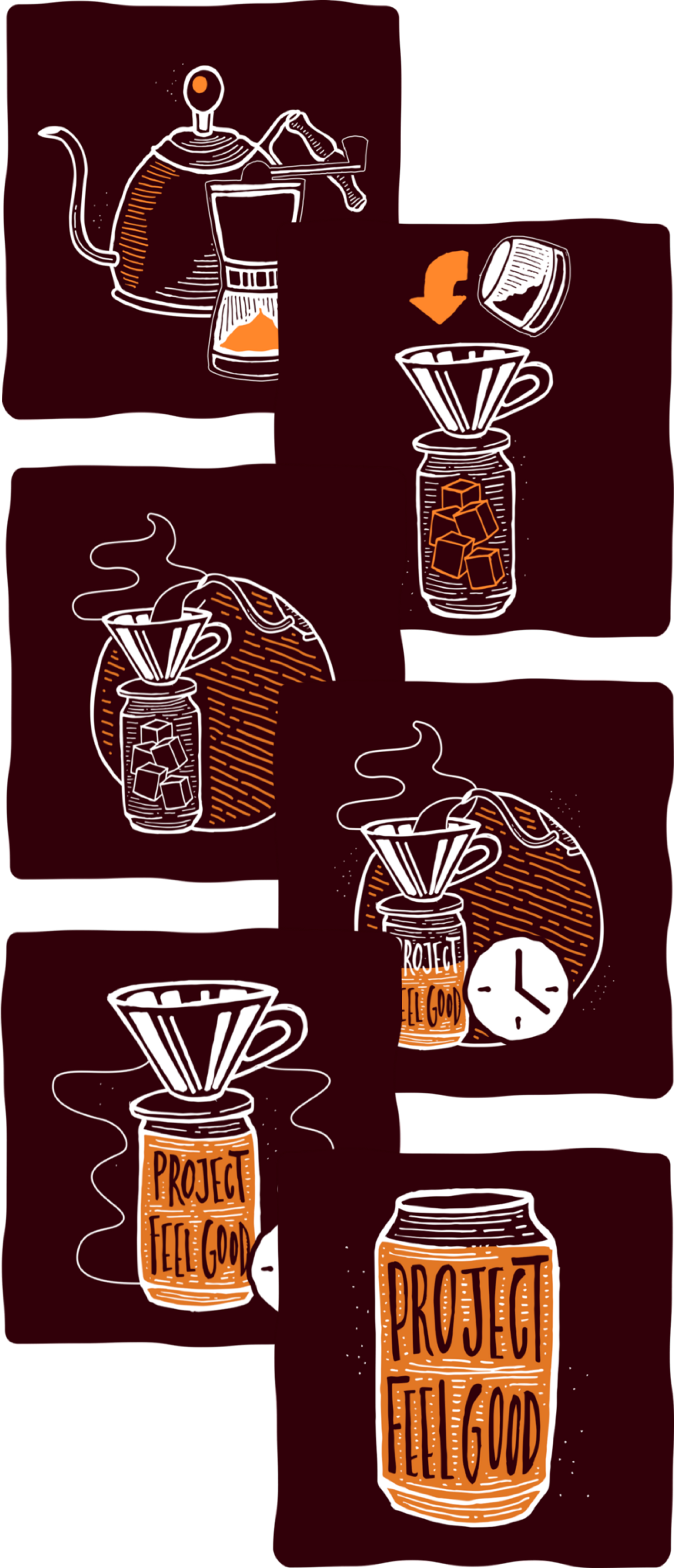 Illustrations for the soul : The icing on the coffee