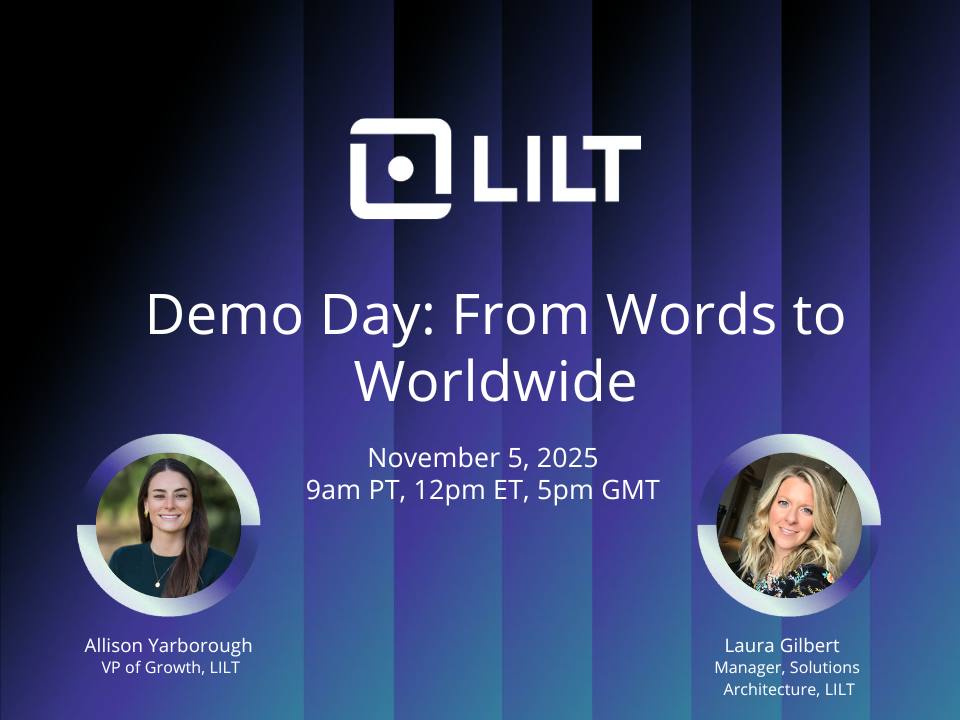 Webinar, marketing translation, product translation, ai day, demo day