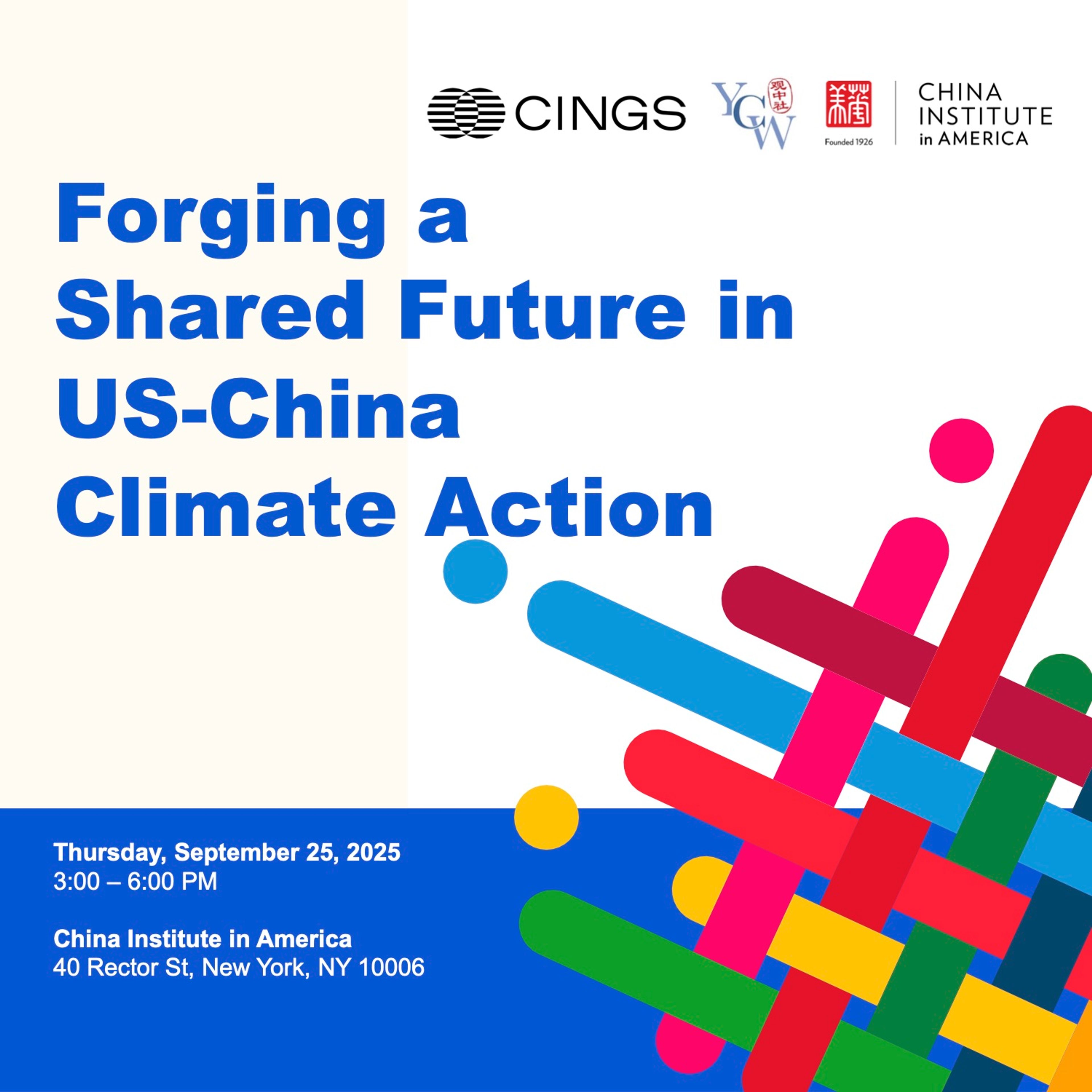 CINGS x YCW Climate Week 