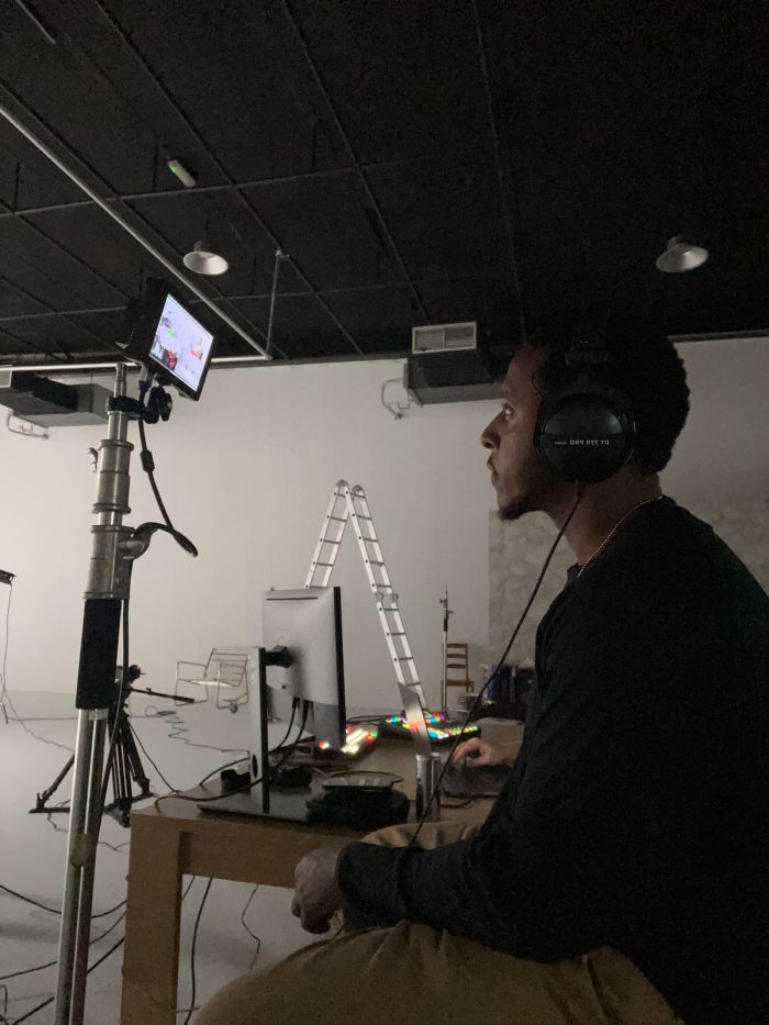 Monitoring a studio production