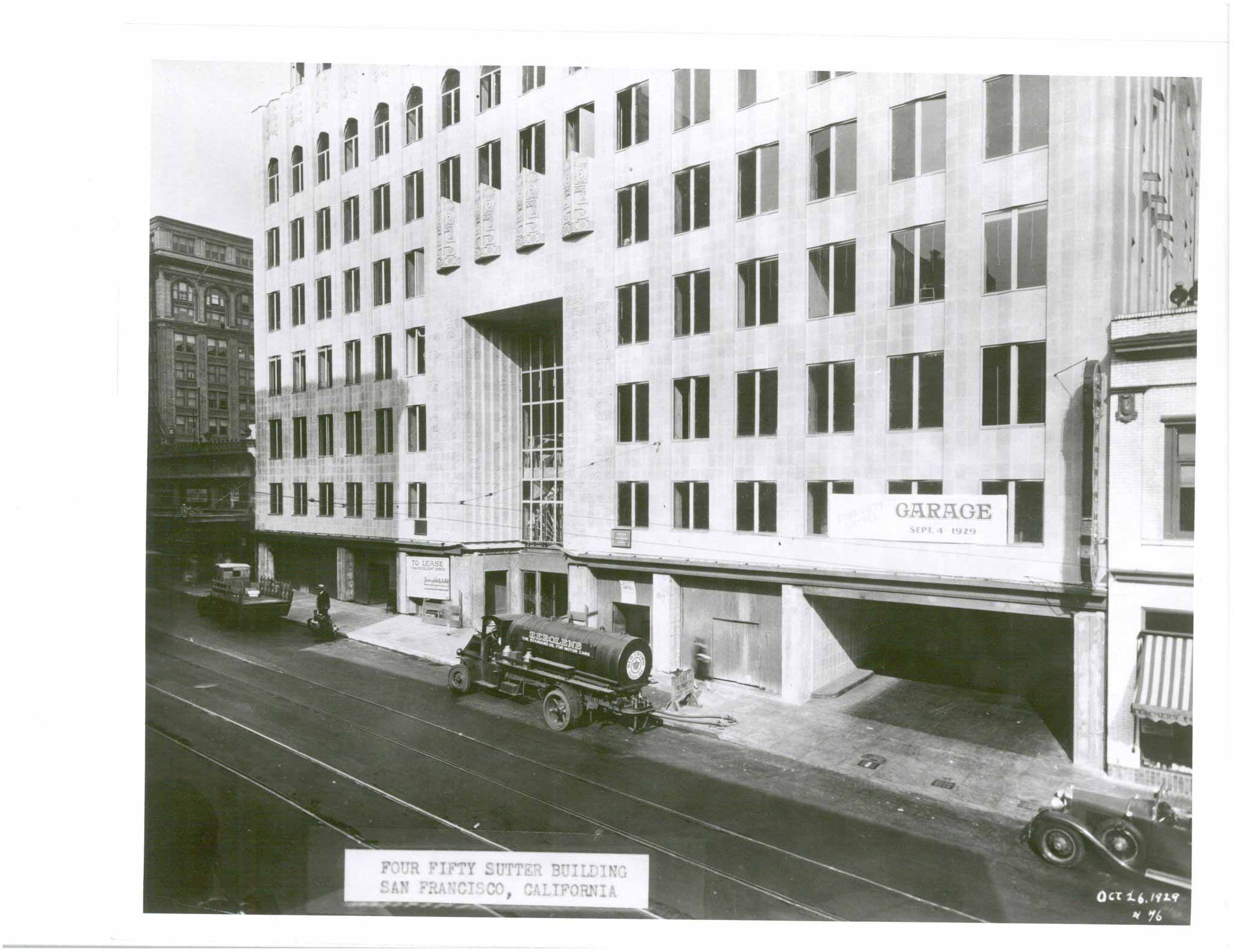 Historical photo of a building