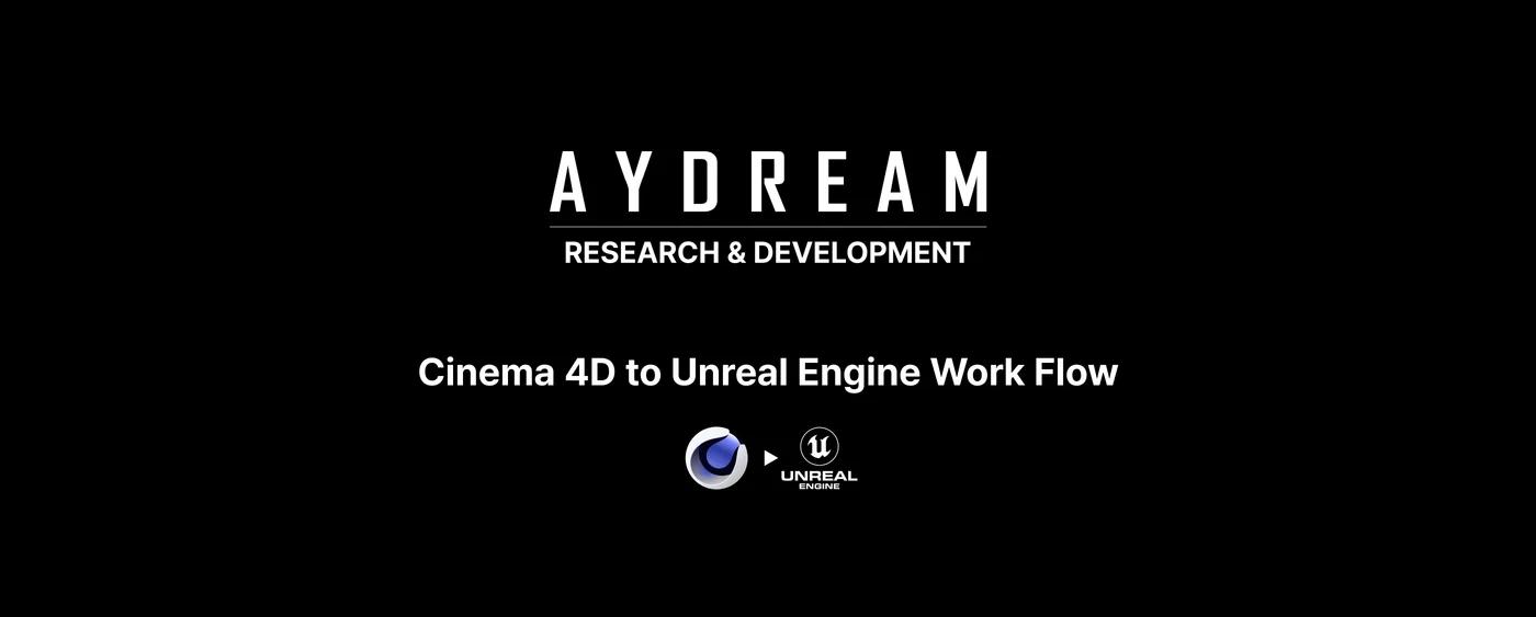 White-on-black title card with studio name and workflow subtitle