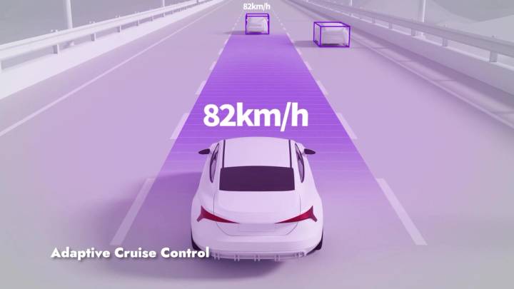 STRADVISION — adaptive cruise control maintaining distance and speed