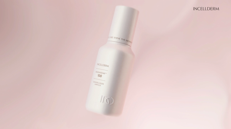 INCELLDERM RADIANSOME™ 100 갤러리 이미지 — 럭셔리 뷰티 제품 CGI 스틸컷 4