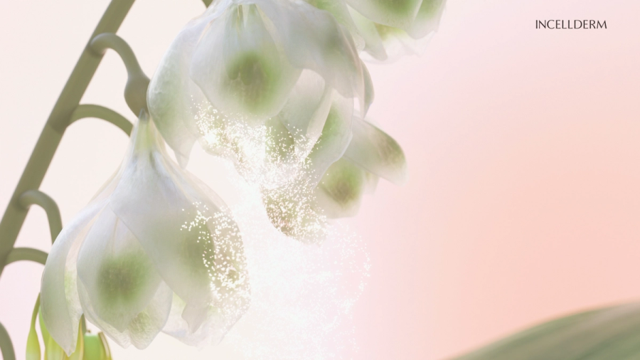 INCELLDERM RADIANSOME™ 100 갤러리 이미지 — 럭셔리 뷰티 제품 CGI 스틸컷 6