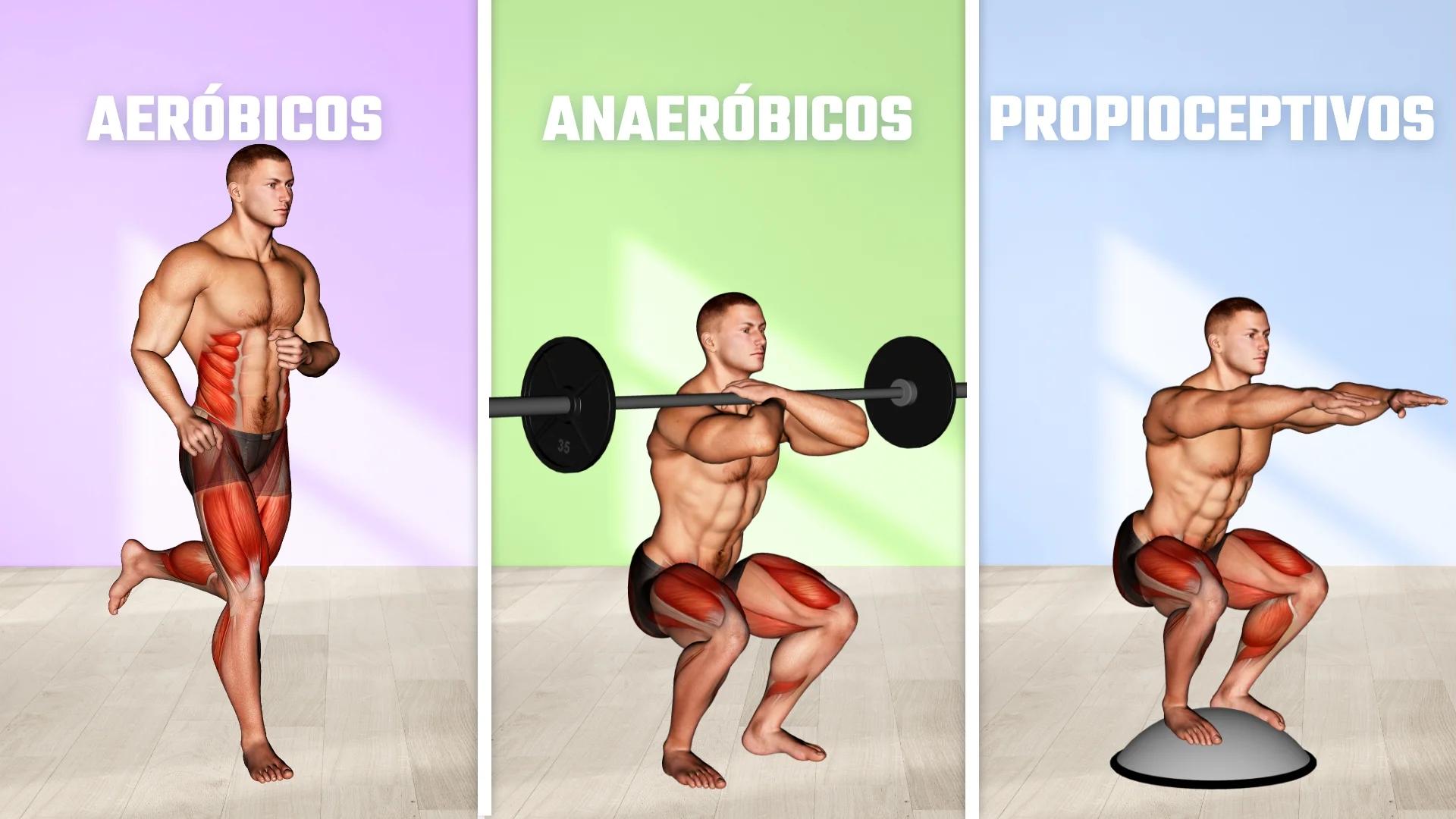 Tu plan debe tener diferentes tipos de ejercicio