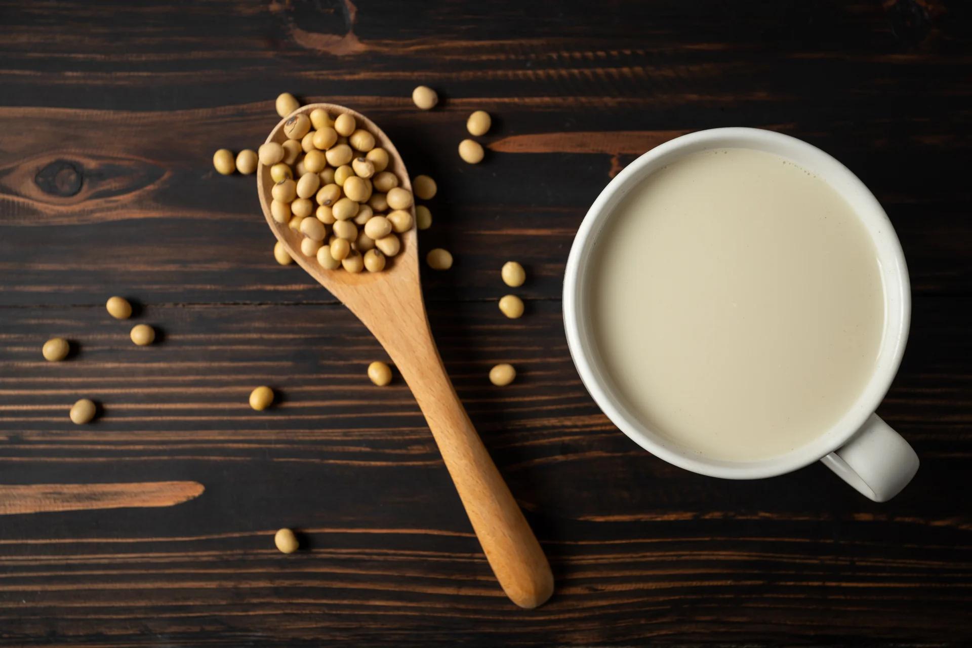 Leche de Soja Rica en proteínas y con un perfil nutricional similar al de la leche de vaca