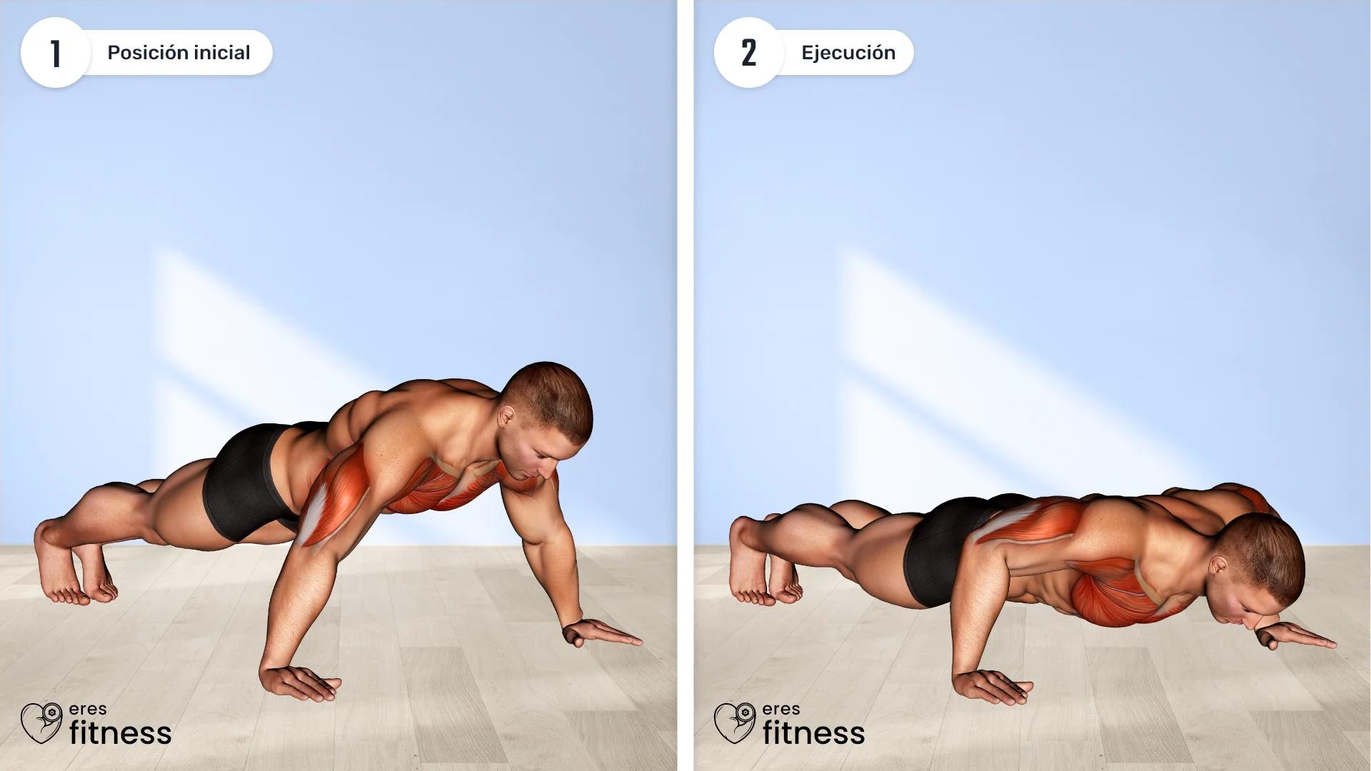 ¿Cómo hacer las flexiones abiertas?