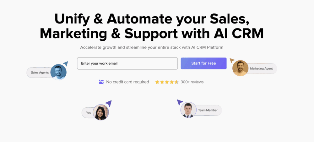 Screenshot of SuperAGI CRM