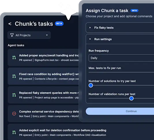 Screenshot of CircleCI
