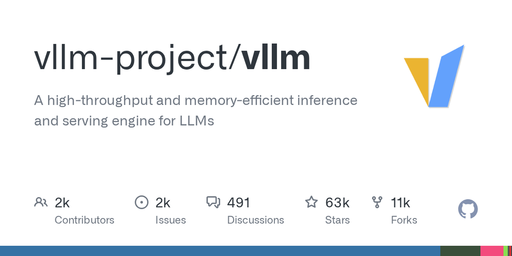 Screenshot of vLLM
