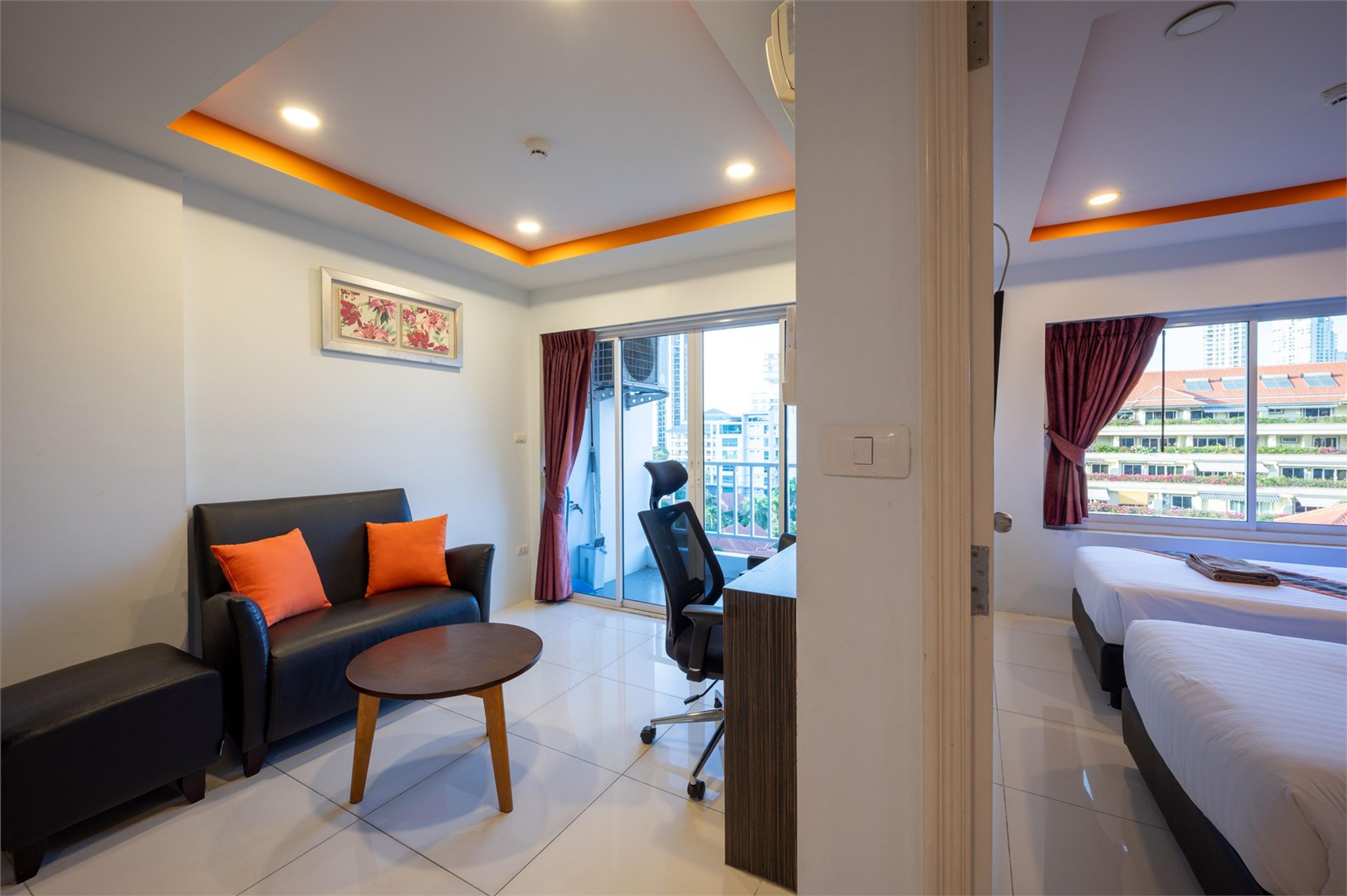 New Nordic Suites 5 706 - Monolocale con Camera da Letto — Pratumnak, Pattaya — 2
